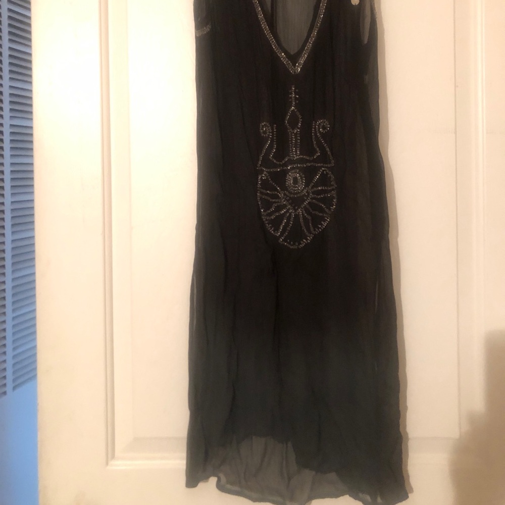 beaded dress